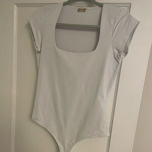 Free people white body suit